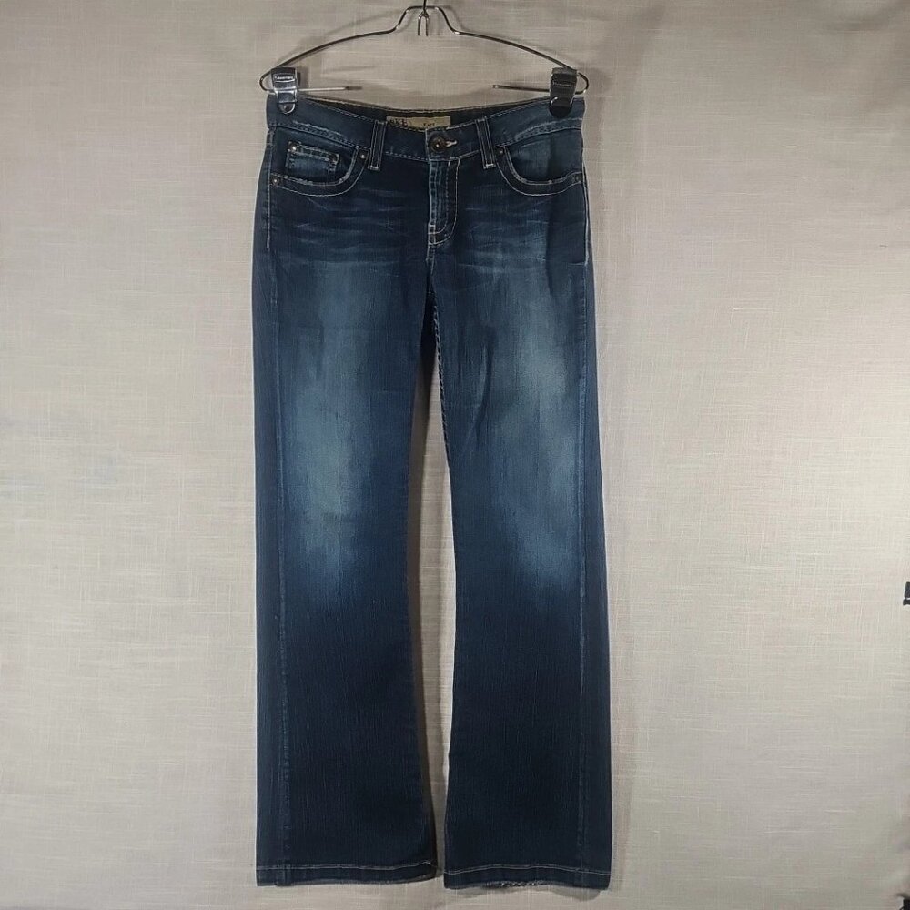BKE Kate Bootcut Denim Jeans-Size: 28x 31.5 (label size)  Distressed Button/Zip